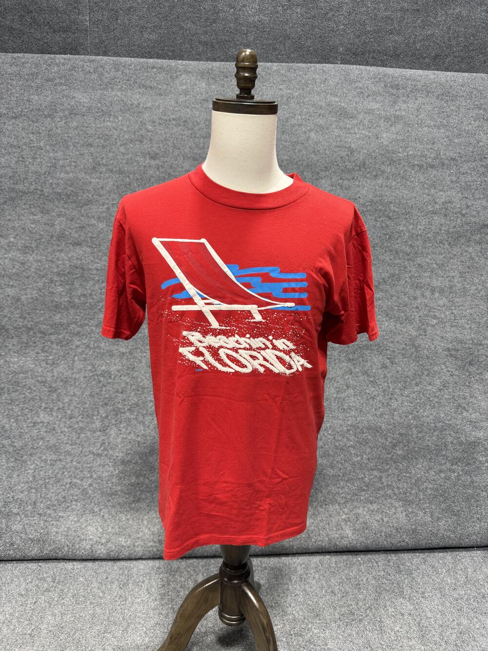Vintage Panama City Florida Shirt Mens Large Red Beach Graphic Tee Bodywear
